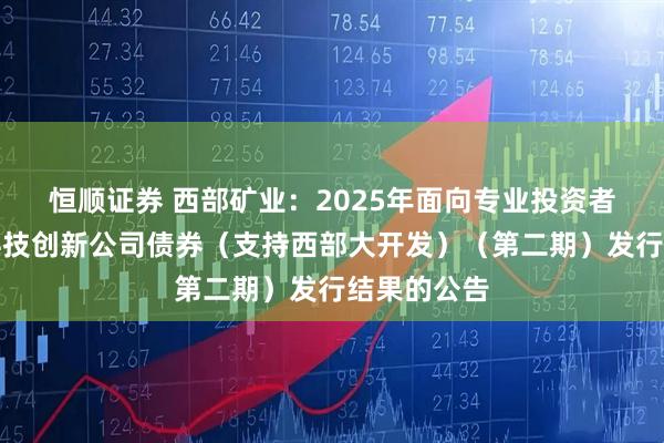 恒顺证券 西部矿业：2025年面向专业投资者公开发行科技创新公司债券（支持西部大开发）（第二期）发行结果的公告